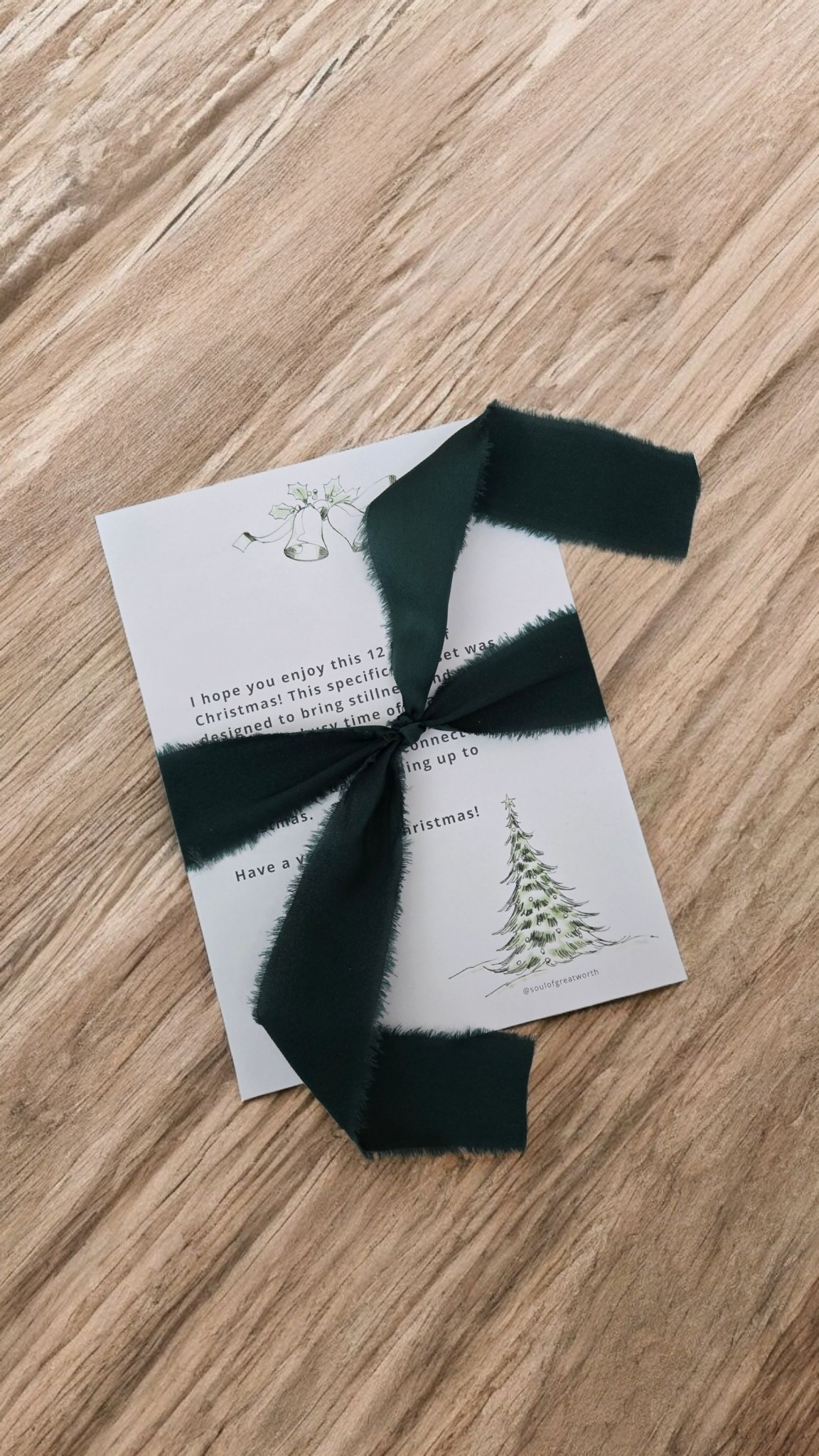 12 Days of Christmas for Stillness Card Set and Stand